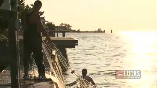 Hot straight guy rims and fucks gay jock poolside - hot!