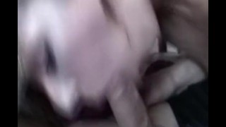 Gorgeous Teen Teases 'Till He Busts all Over Her Face