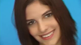 Cute Brunette Gets Naked