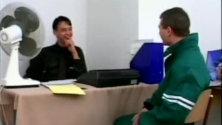 Straightening Up With A Blowjob