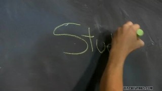 Schoolboy Fantasy In Study Hall