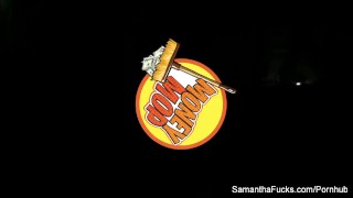 Naked Across America as Samantha Saint travels to San Francisco