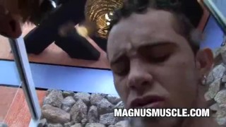 Arcanjo Amaro And Renzo Mazime: Outdoor Black On Latino Sex