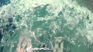 HD - MenPov Guys get their dicks wet and wild in the pool