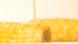 Totally soaked dripping in butter