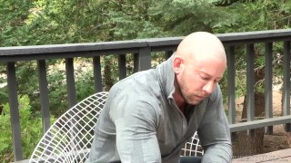 DylanLucas Muscular Coach Pounds Student at Retreat