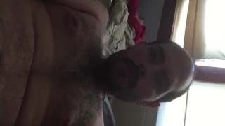 Me beating off with my roomie&friend home #1