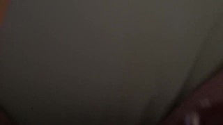 Me beating off with my roomie&friend home #1