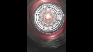 Internal cumshot POV.