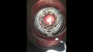Internal cumshot POV.