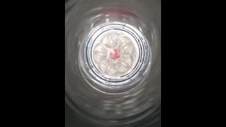 Internal cumshot POV.