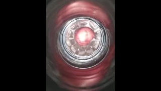 Internal cumshot POV.