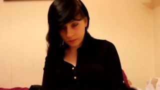 Horny school girl Aura uses her vibe 4 you