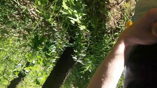 Jerk off in the Woods