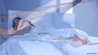 Romi Rain Solo fun on the bed