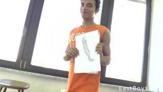 Handjob in the Office