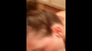 Cumming on pregnant stepsister's face