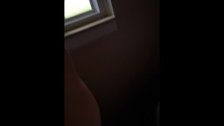 Man peeing!