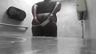 Lil twerk show at McDonald's bathroom!!!!!! Goodmorning all