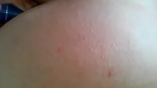 Girl plays with pussy and ass