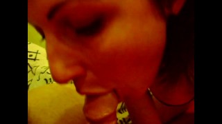 Hot Homemade Blowjob From Pregnant Wife Who Loves Cum
