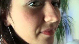 Beautiful girl riding and sucking dick!