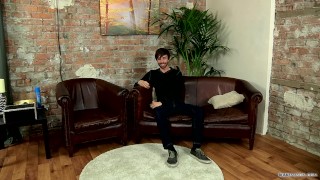 Ryan Mason does the dishes