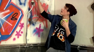 James sips Tea in a urinal while talking about his porn life 
