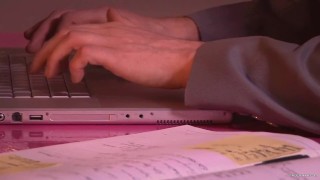 Twink gets 2 cocks to suck and fuck!