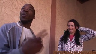 Cute daddy's girl interracial big cock