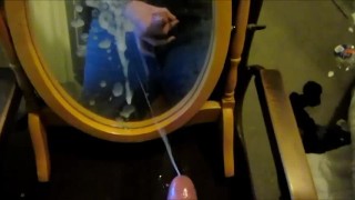 Insane CumBlast on Mirror