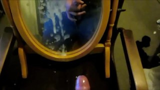 Insane CumBlast on Mirror