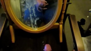 Insane CumBlast on Mirror