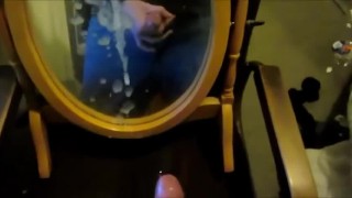 Insane CumBlast on Mirror