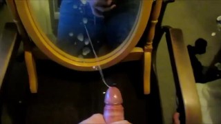 Insane CumBlast on Mirror