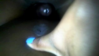 Massaging my Dick on her clit 2017 POV