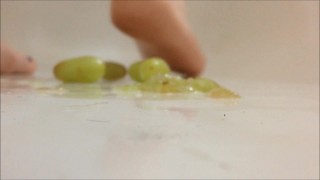 Alex's First Grape Crush (Foot Fetish)