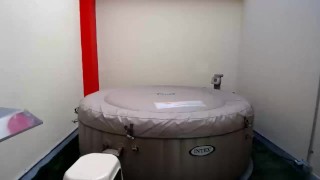 Hottub webcam fucking