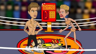 Justin Bieber vrs miley cyrus fight...who will win?