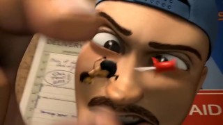 Bee movie trailer but every time they say bee a Japanese girl moans