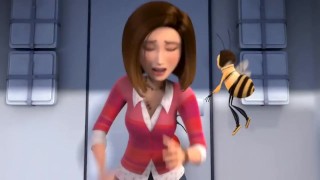 Bee movie trailer but every time they say bee a Japanese girl moans