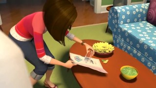 Bee movie trailer but every time they say bee a Japanese girl moans