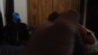 Jerking off a video number 3 of that day. Watching a kissing video...