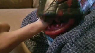 Bad Dragon Muzzle Fun Time :3