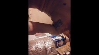 Dick hungry redhead deepthroats my dick
