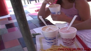 SEXY AF Teen takes a Blackzilla stretching!