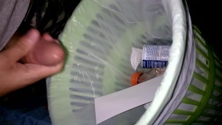 My first video. All I had was a trash can.