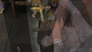 SLUT BRIDE TANYA COX IS LEFT AT THE ALTER SO SHE GETS BIG DICK FROM HER PRI