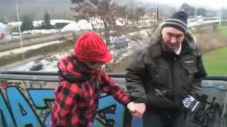 teen gets fucked by grandpa in public