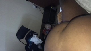 Ebony College Girl Rides Big Black Dick
